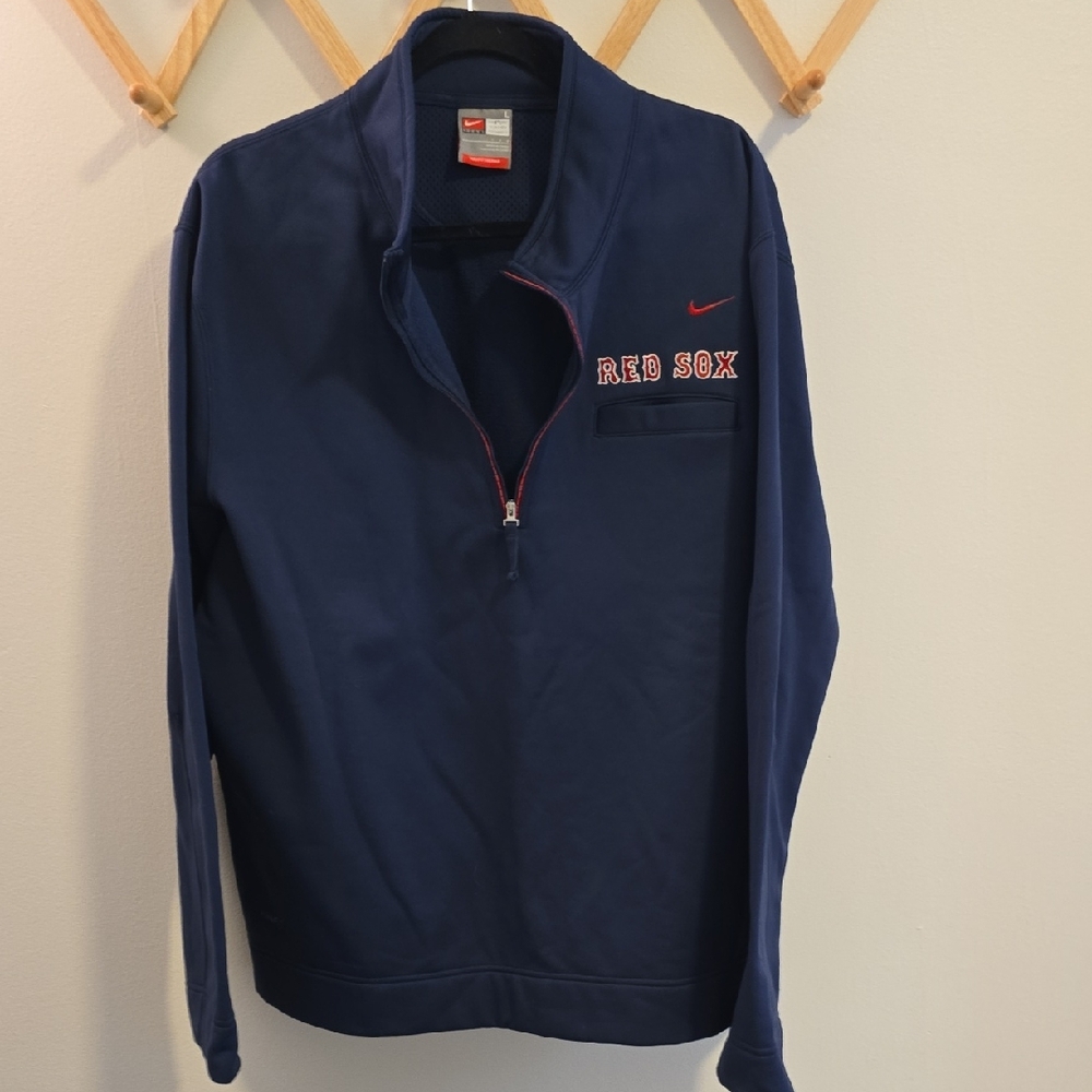 Nike Men's Navy Blue Pullover Jacket, Size Large